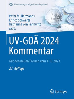 cover image of UV-GOÄ 2024 Kommentar